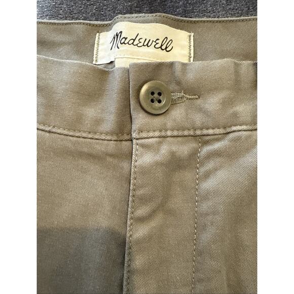 Madewell Pants Mens 33 X 32 Green Chino Khaki Athletic Slim Casual Coolmax Mens - Picture 8 of 16